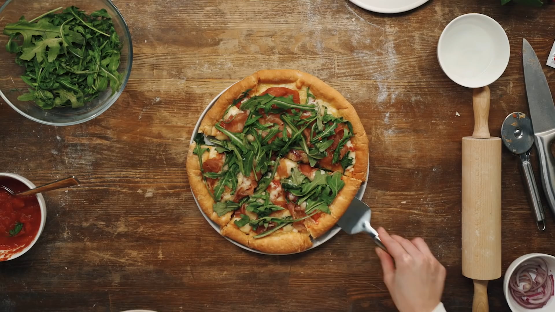 Піца з сирним бортиком