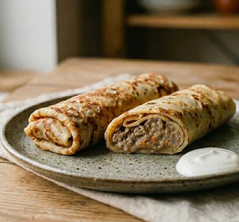 Млинці з м’ясом