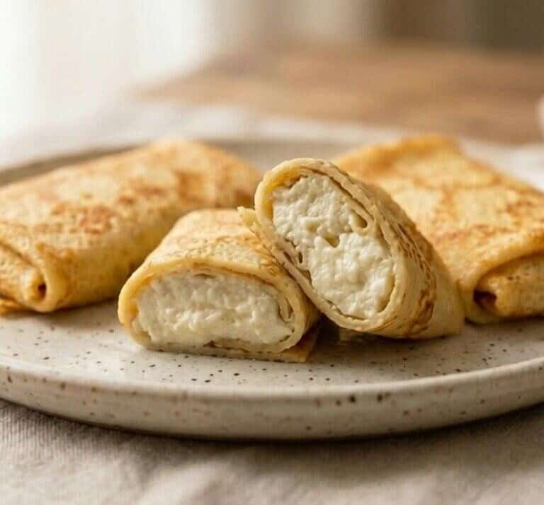 Млинці з сиром (творогом)